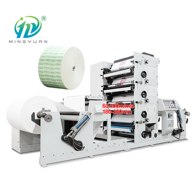 4 Farbe-Flexo-Druckmaschine für Plastiktasche-/Papierschalen-Ärmel