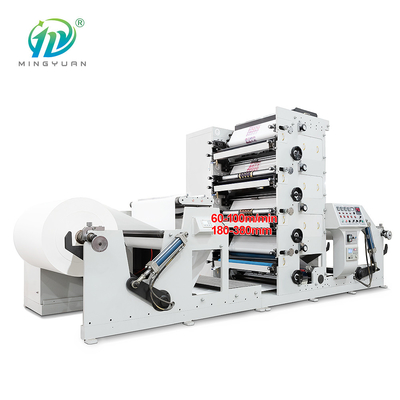 60-100m/Min Fully Automatic Flexo Printing Maschine mit 4 Farben